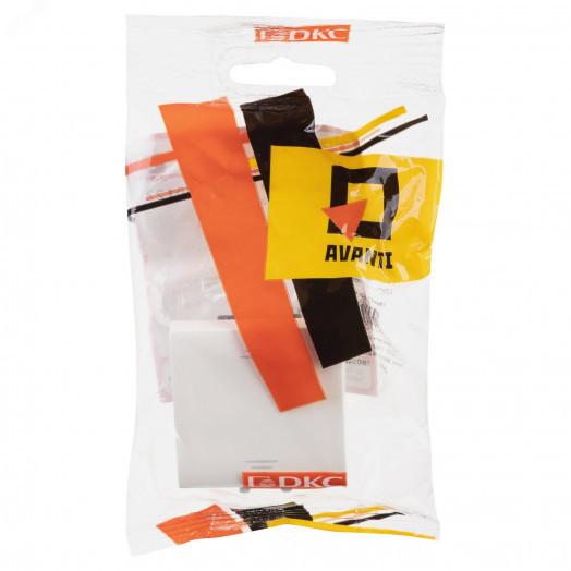 Avanti Инвертор одноклавишный модульный           Белое облако 2 модуля (Переключатель сх.7)