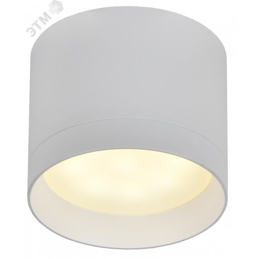 LIGHTING Светильник 4015 накладной потолочный под лампу GX53 белый IEK