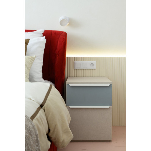 SKANDY Выключатель 1-клавишный проходной 10А SK-V02W арктический белый IEK