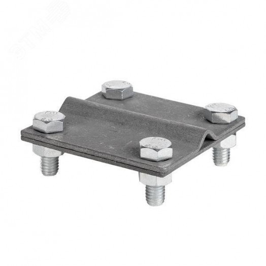 Зажим универсальный полоса 40 - прут 10 (пластина 70х70мм) Ni PROxima