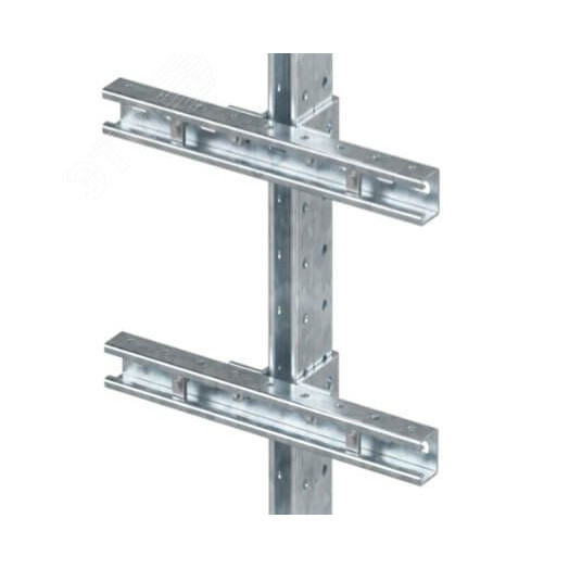 Комплект монтажных профилей на стойку для крепления 1 оболочки(ек) с видом защиты Ex e горячеоцинкованный, длина 300 мм