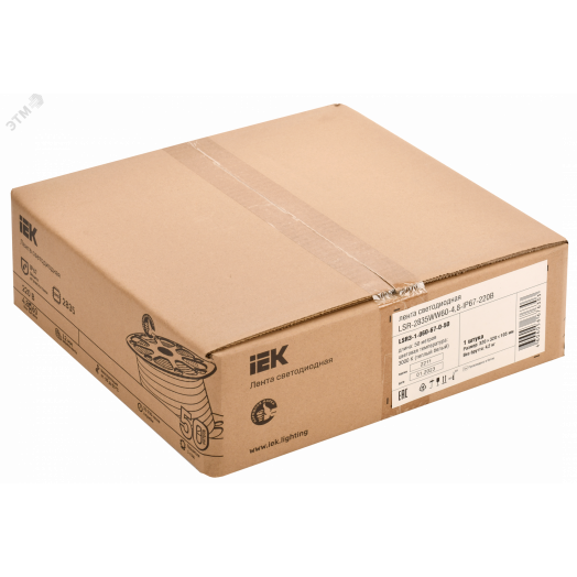 Лента LED 50м LSR-2835G60-4,8-IP67-220В IEK