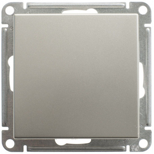 W59 Выключатель одноклавишный, 10АХ, механизм, шампань