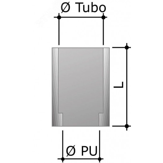 Втулка концевая Dнаруж=32 мм