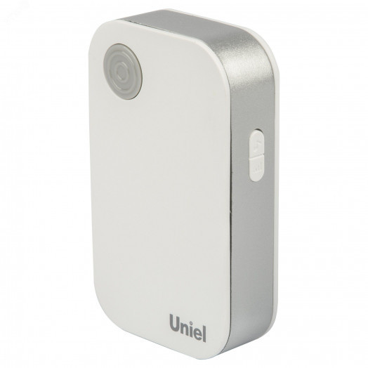Звонок беспроводной 36 мелодий  Радиус действия 100м Блистер Белый ТМ Uniel UDB-013W-R1T1-36S-100M-WH