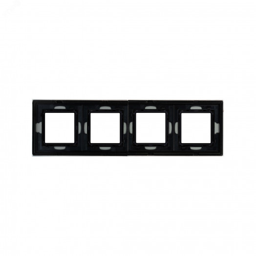 Рамка из натурального стекла, ''Avanti'', светло-серая, 8 модулей