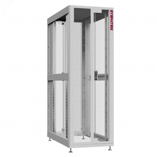 Шкаф серверный 24U 600х1070 передняя дверь: двустворчатая перфорированная IP20. задняя дверь: двустворчатая перфорированная IP20. боковые панели: без. цвет: серый RAL7035 