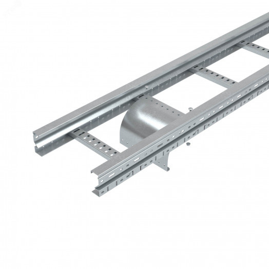 Пластина вывода кабеля для лестничных лотков осн.600 мм, в комплекте с крепёжными элементами, необходимыми для монтажа