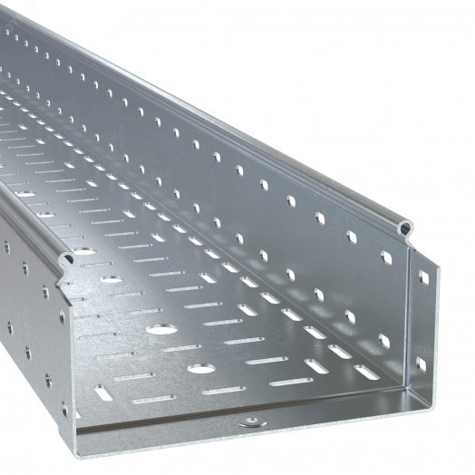 Лоток перфорированный 100х100х6000, 1,2 мм, горячеоцинкованный
