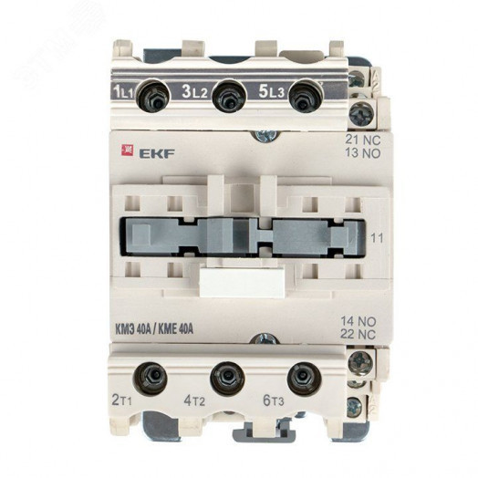 Пускатель магнитный КМЭ 40А катушка управления 110В малогабаритный 1NO 1NC