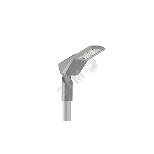 Светильник светодиодный уличный Levante Road 60 Вт кронштейн 48мм 3000К серый RAL7045 муар