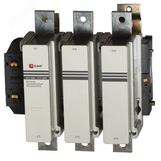 Контактор КТЭ 630А катушка управления АС 230В NO
