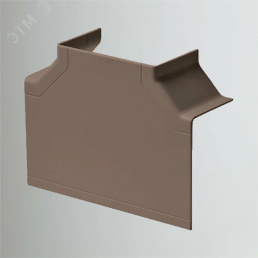 Тройник накладной 90 градусов для РКК-100х60 и 100х40 (коричневый)