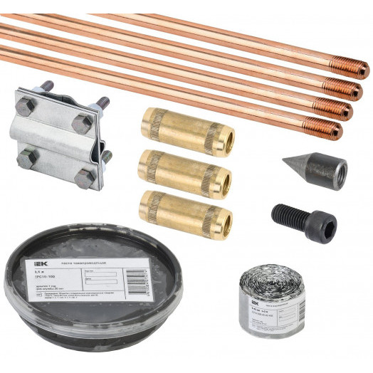 Комплект заземления 6/16 омедненная сталь