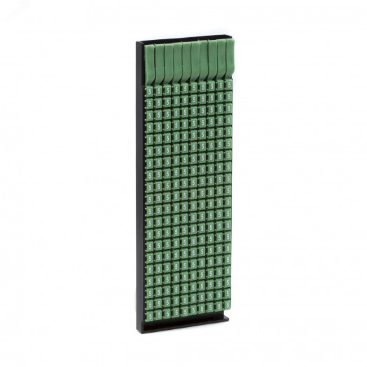 Маркер для кабеля сечением 0,5-1,5мм символ ''5'' (200 маркеров в упаковке)