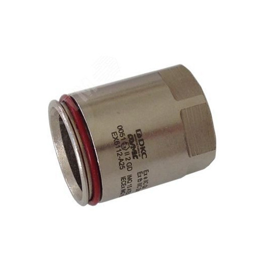 Взрывозащищенная Ex e муфта труба-коробка с внутренней резьбой. DT 16 мм. M16x1,5. Никелированная латунь. IP66/67