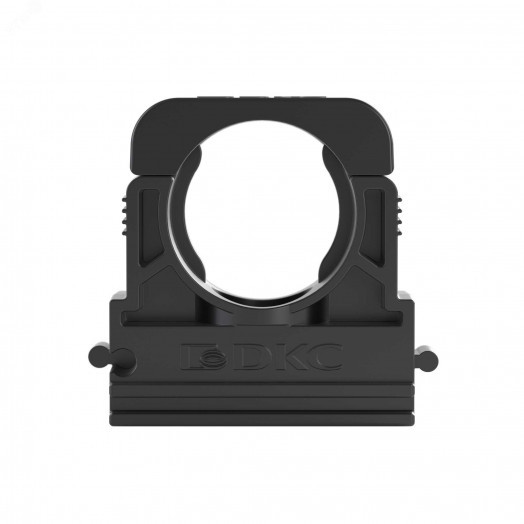 Держатель с крышкой 17 мм полиамид черный