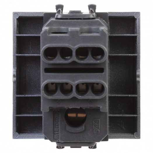 Avanti Инвертор одноклавишный модульный           Закаленная сталь 2 модуля (Переключатель сх.7)