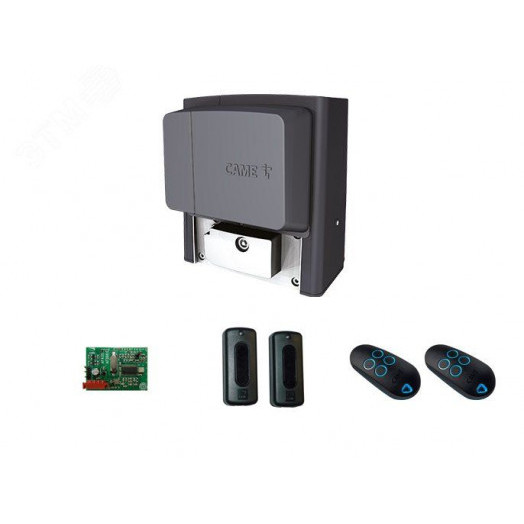 Комплект автоматики для откатных ворот на основе привода BX708 (встроенный блок управления ZBX7N, радиоуправление с динамическим кодом, фотоэлементы)