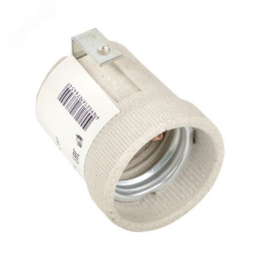 Патрон керамический Е27 с держателем