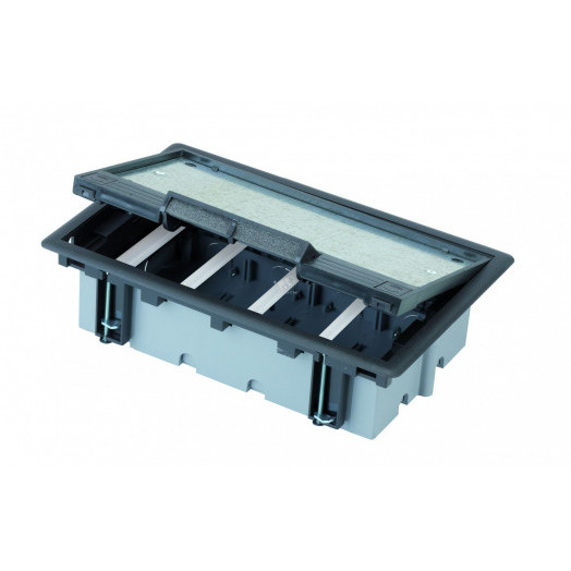 Connect Люк на 6 CIMA-модулей (12 модулей 45х45 мм) глубина 70-100мм посадка 210х300мм max 1000кг графит