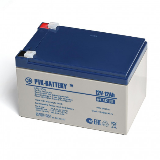 Аккумуляторная батарея 12 Ач PTK-BATTERY 12-12Ah