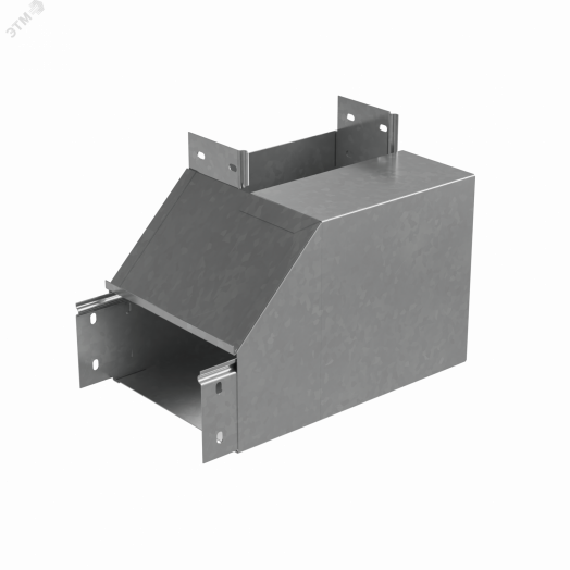 Угол верт. внутр. L 80х300 мм с разворотом трассы на 90 гр. ПЛЮС INOX304