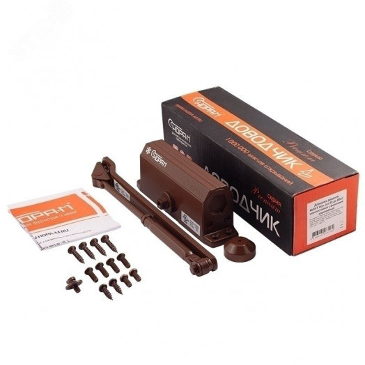 Доводчик дверной морозостойкий с фиксацией