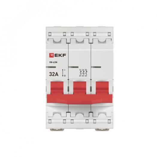 Выключатель нагрузки ВН-63N 3P 32А PROXIMA