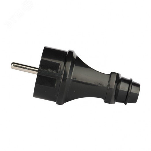 Евровилка прямая черная 16А