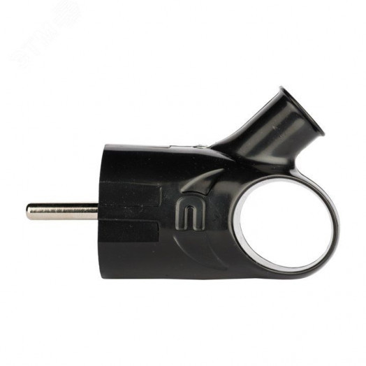 Евровилка с ушком черная 16А