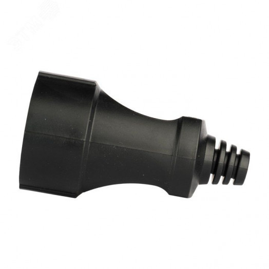 Штепсельное гнездо с заземлением черное ПВХ 16A 250B