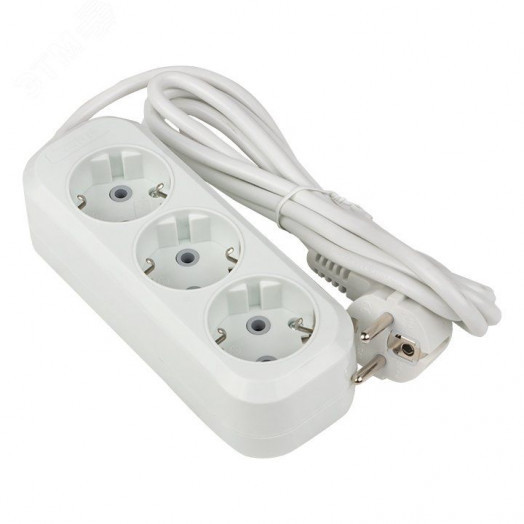 Удлинитель Эксперт 3 гнезда 3 метра 16А/3,0кВт с заземлением ПВС 3х1 EKF PROxima