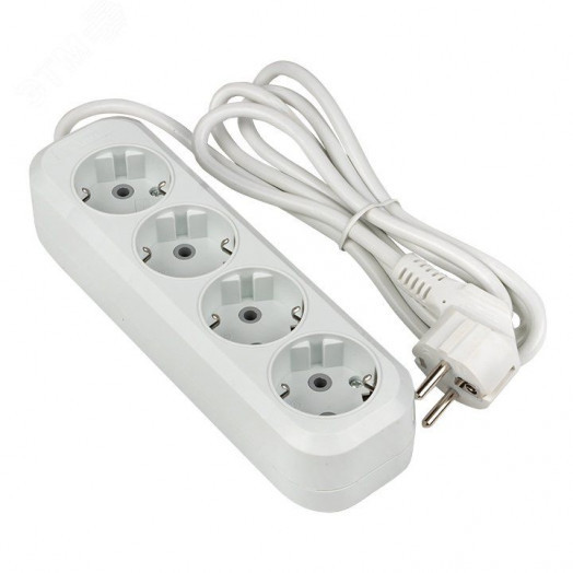 Удлинитель Эксперт 4 гнезда 2 метра 16А/3,0кВт с заземлением ПВС 3х1 EKF PROxima