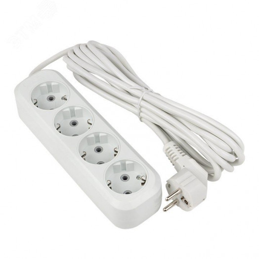 Удлинитель Эксперт 4 гнезда 5 метра 16А/3,0кВт с заземлением ПВС 3х1 EKF PROxima