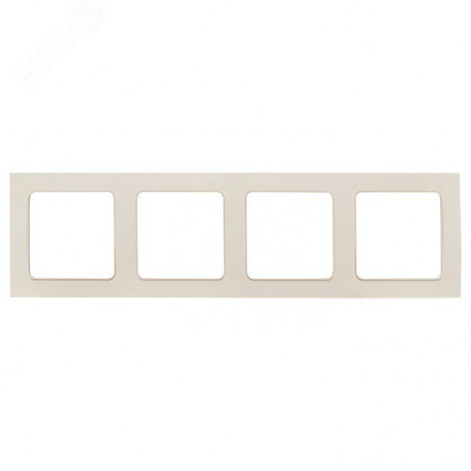 Стокгольм Рамка 4-местная белая