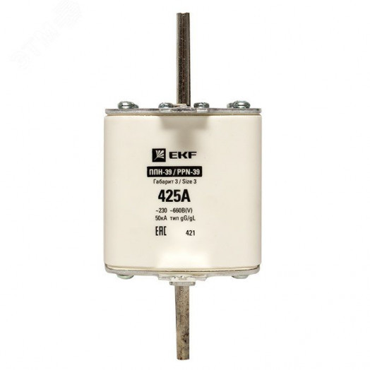 Вставка плавкая ППН-39 630/425А габарит 3