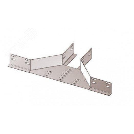 Отвод боковой глухой ОБЛГ 400х80 УТ1,5, оцинкованный лист, S1,5