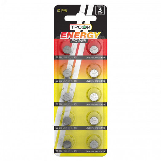 Батарейка G2 (396) LR726 LR59 (200/1600/153600)