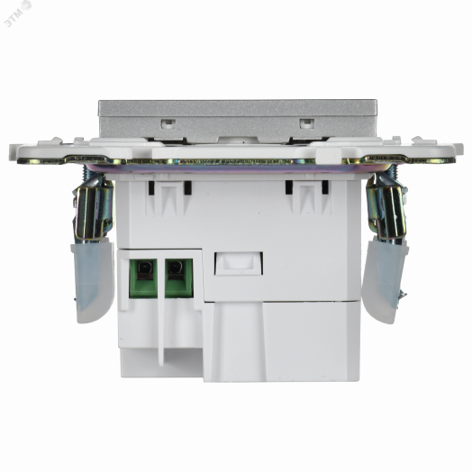 SKANDY Розетка USB A+A 3,1А SK-R15S серебряный IEK