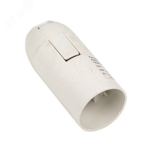 Патрон Е14 пластиковый подвесной термостойкий пластик белый PROxima