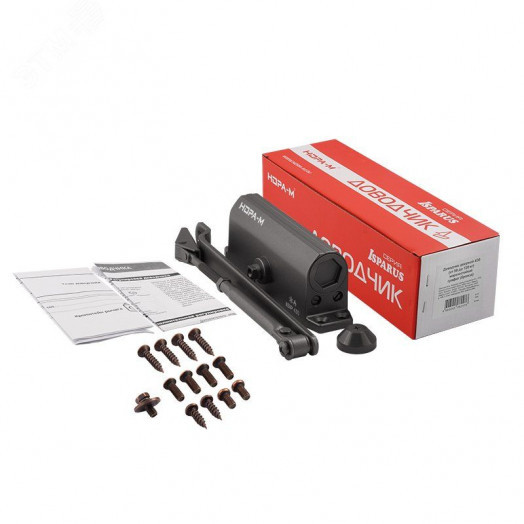 Доводчик дверной морозостойкий графит/бронза