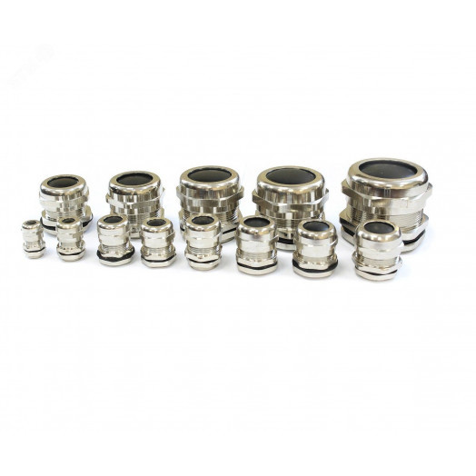 Ввод кабельный М 75х2 латунный УТ1,5 IP66/IP67/IP68 (d кабеля 42-52 мм)