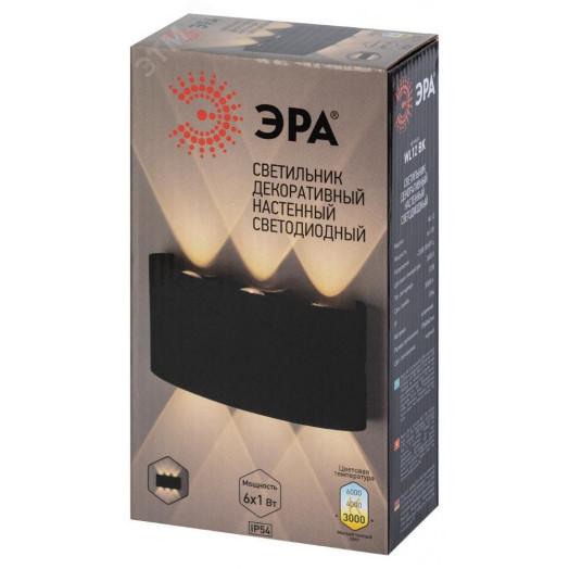 Подсветка декоративная светодиодная WL12 BK