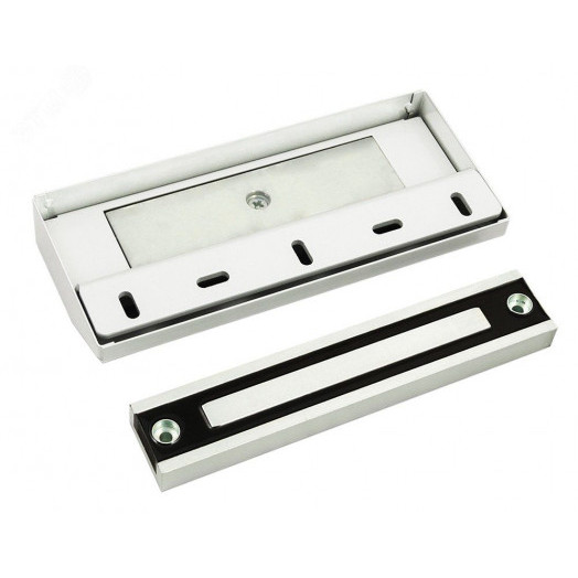 Замок электромагнитный ALM-250FT-24V, усилие удержания якоря 250 кгс, влагозащищенный, белый