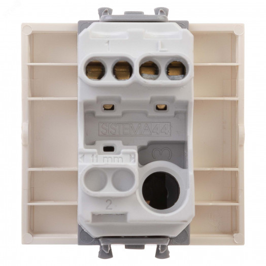 Avanti Кнопка ''Ванильная дымка'', 16A, 2 модульная