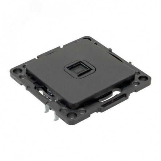 Стокгольм Механизм Розетки RJ-45 1-местной черный