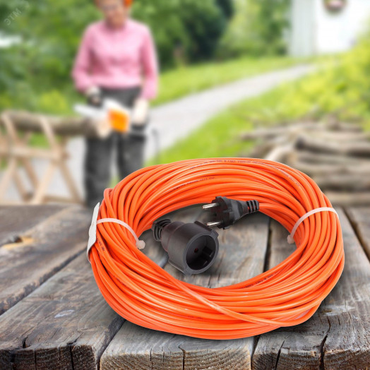 Удлинитель силовой UPx-1-2x0.75-30m-IP44 в бухте б/з 1 гн 30м ПВС 2х0.75 UPx-1-2x0.75-30m-IP44