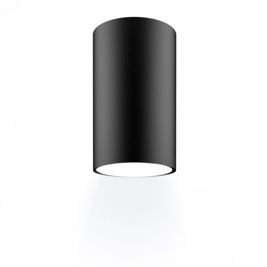 Светильник накладной, ARTON, цилиндр, 55х55х100мм, GU10, алюминий, черный, 59951 7, Ritter