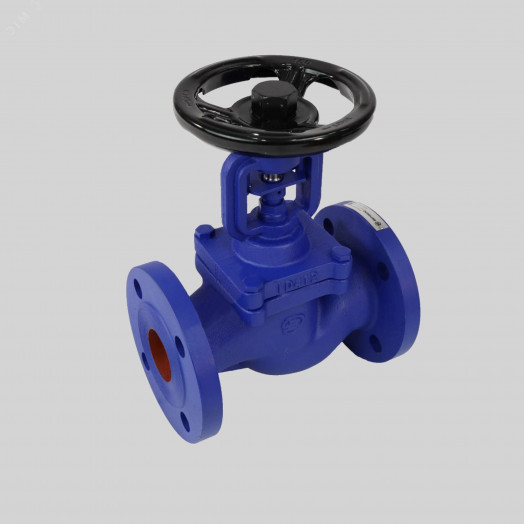 Клапан запорный чугун Ду 20 Ру16 фланцевый сильфонный Benarmo